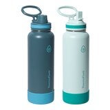 ThermoFlask 不鏽鋼保冷保溫瓶 1.2公升 X 2件組 靛藍+天空藍 ThermoFlask 不鏽鋼保冷保溫瓶 1.2公升 X 2件組 靛藍+天空藍