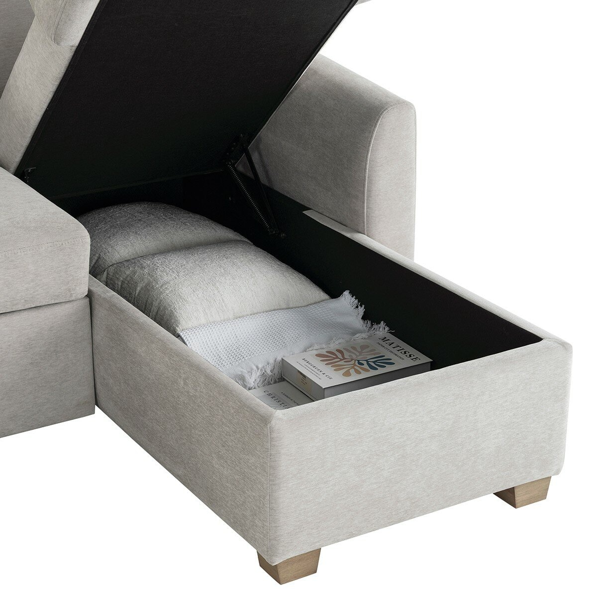 Coddle 布面多功能L型沙發床