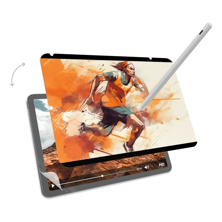 MAGEASY EasyPaper Pro 2-in-1 可拆式磁吸類紙膜 適用於 iPad mini 7 2024 / A17 Pro / iPad mini 6 2021
