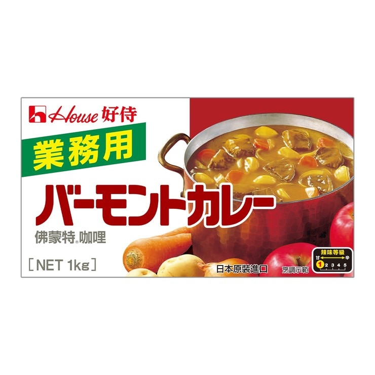 日本好侍佛蒙特業務用咖哩 1公斤