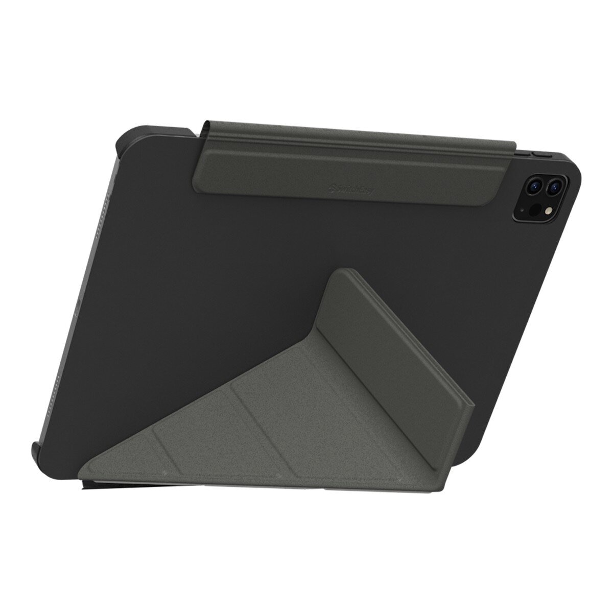SwitchEasy Origami 全方位多角度支架保護套 iPad Air 11吋 M3 / M2 & iPad Pro 11吋 2022 M2 - 2018 & iPad Air 10.9吋 2022-20 皮革黑