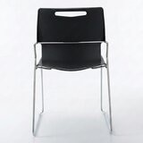 Musical Chairs Cache 可堆疊辦公椅 黑