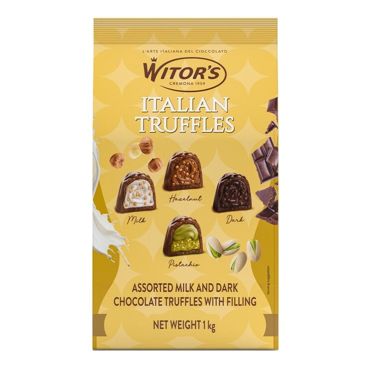 Witor's 綜合含餡松露造型巧克力 1公斤 Witor's 綜合含餡松露造型巧克力 1公斤