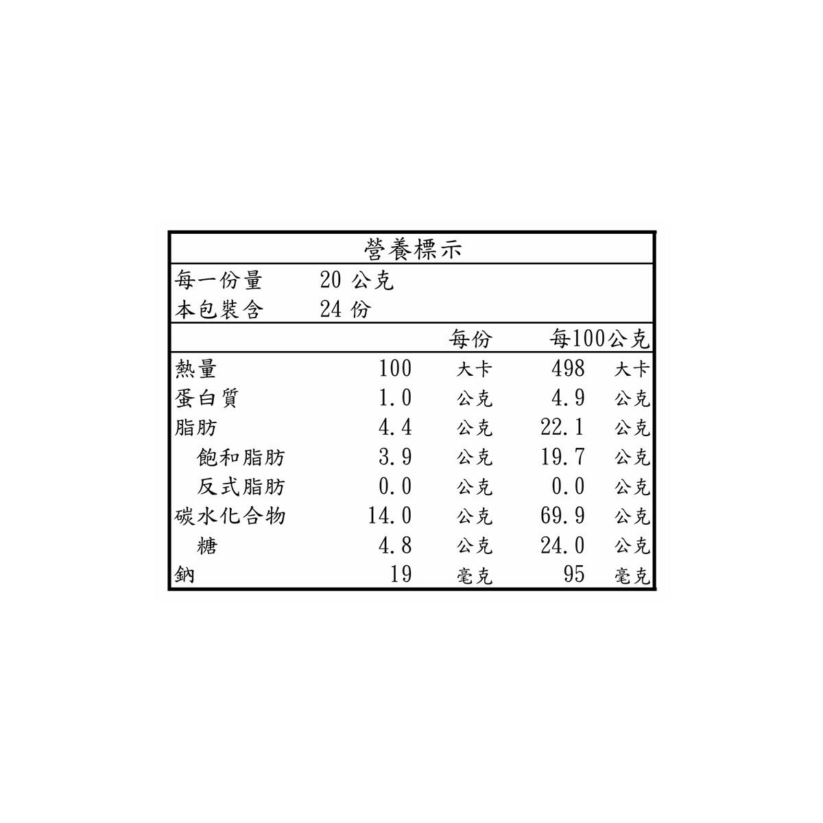 丹尼船長 X 畬室 法式可可香頌米米花 60公克 X 8包