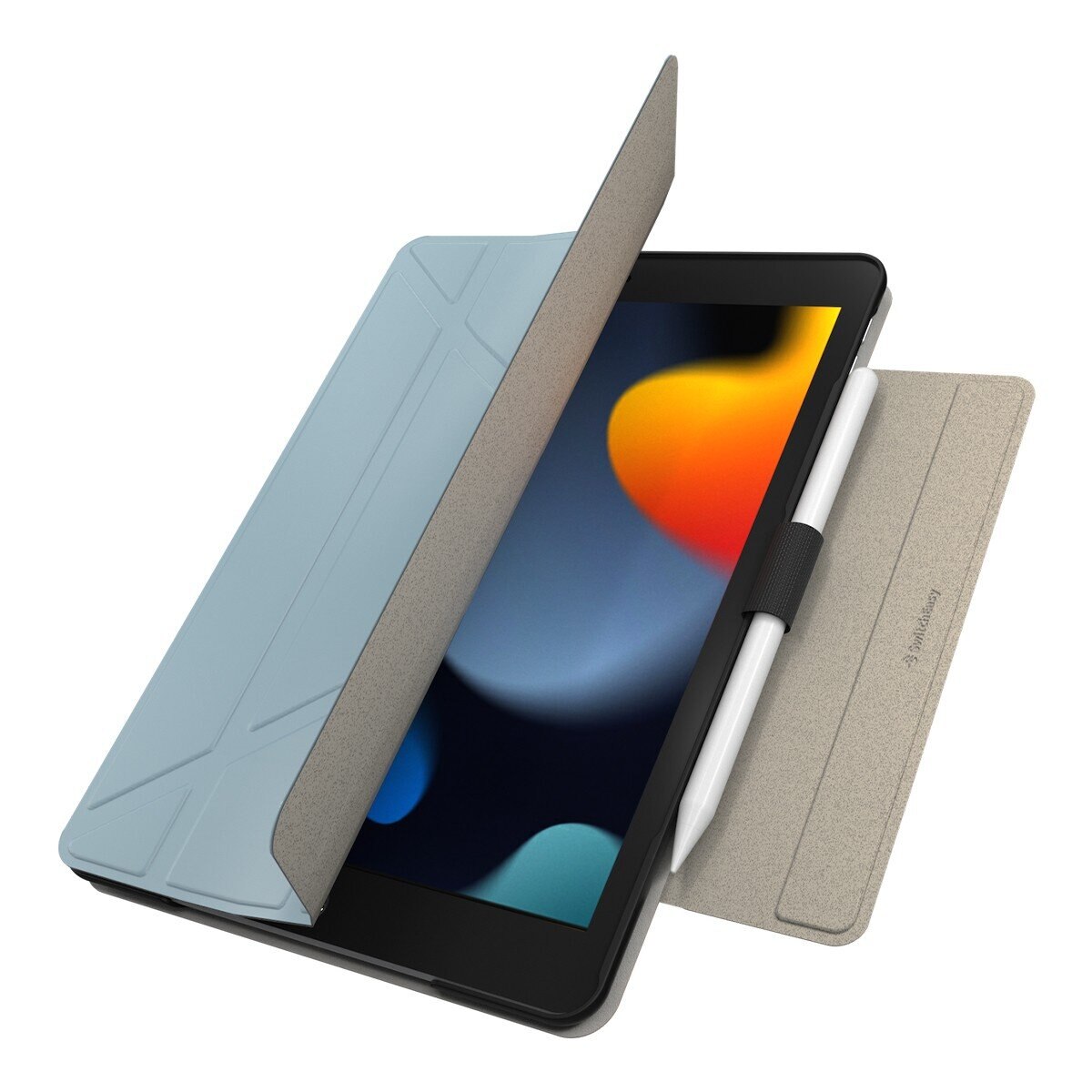 SwitchEasy Origami 全方位多角度支架保護套 iPad 10.2吋 寧靜藍