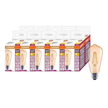 歐司朗 朗德萬斯 6.5W E27 不可調光燈泡10入