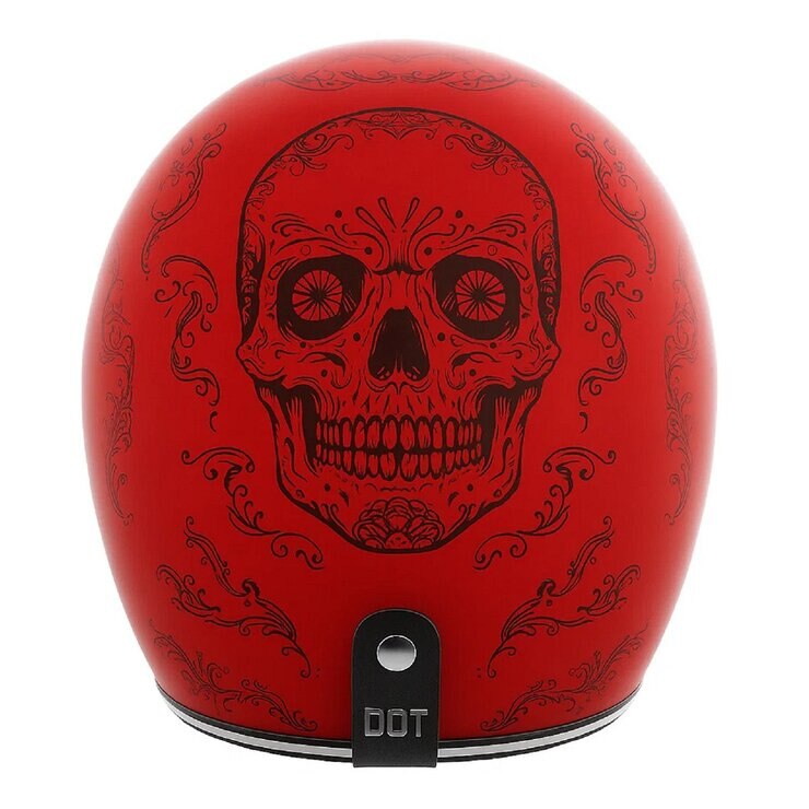 TORC T-50 3/4 防護頭盔 亮光紅 Born To Lose