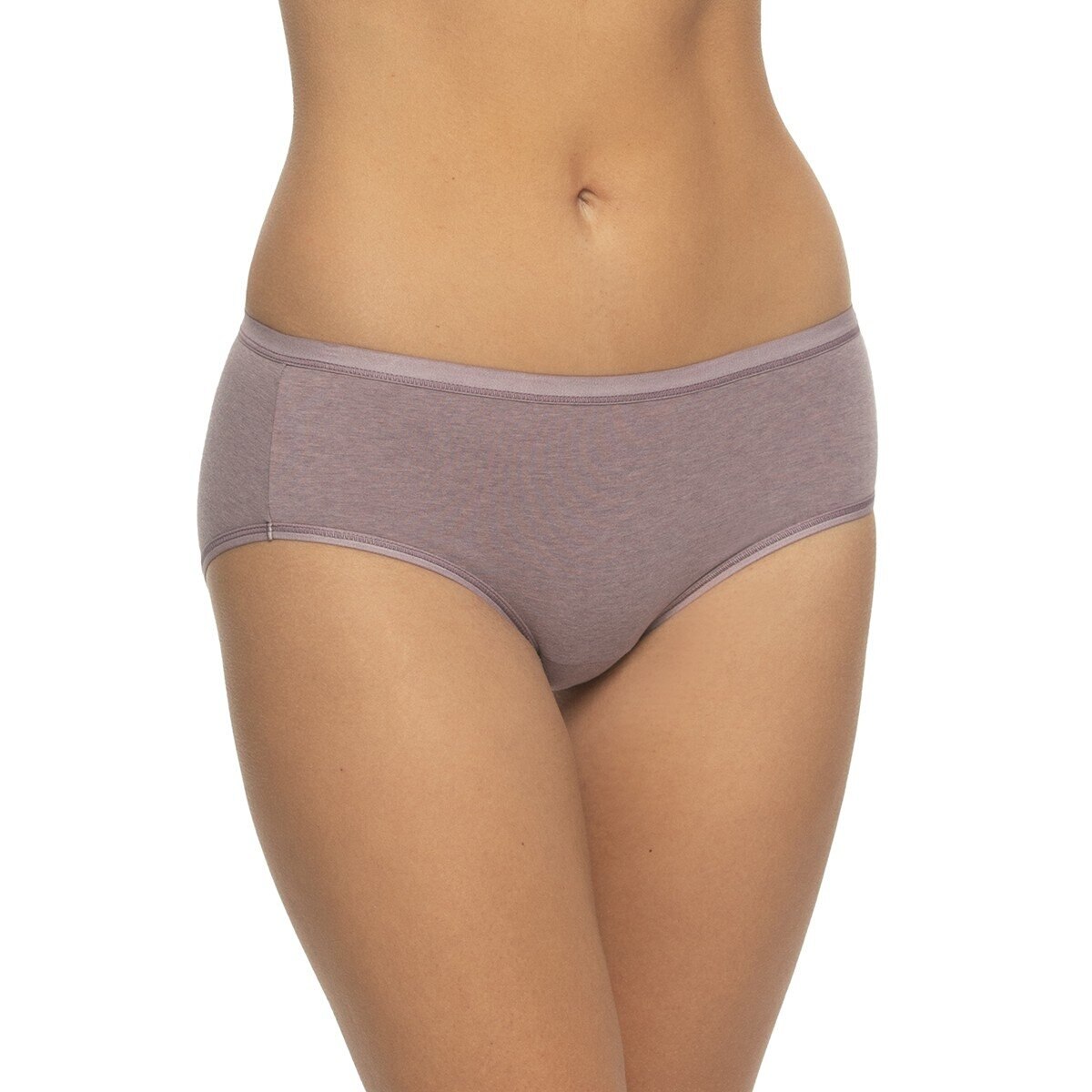 Jezebel 女有機棉內褲 5入組 XL 淺棕+淺橘+淺灰+粉+紫