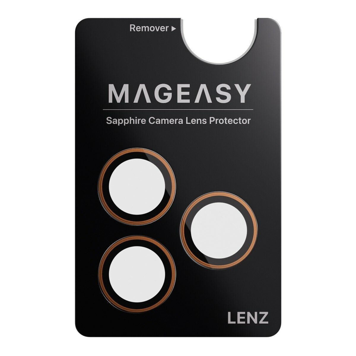 MAGEASY Bright M 不發黃軍規磁吸透明殼 iPhone 17 Pro Max(午夜磁圈) + 鏡頭保護貼Lenz(珊瑚) + Vetro 9H 鋼化玻璃保護膜