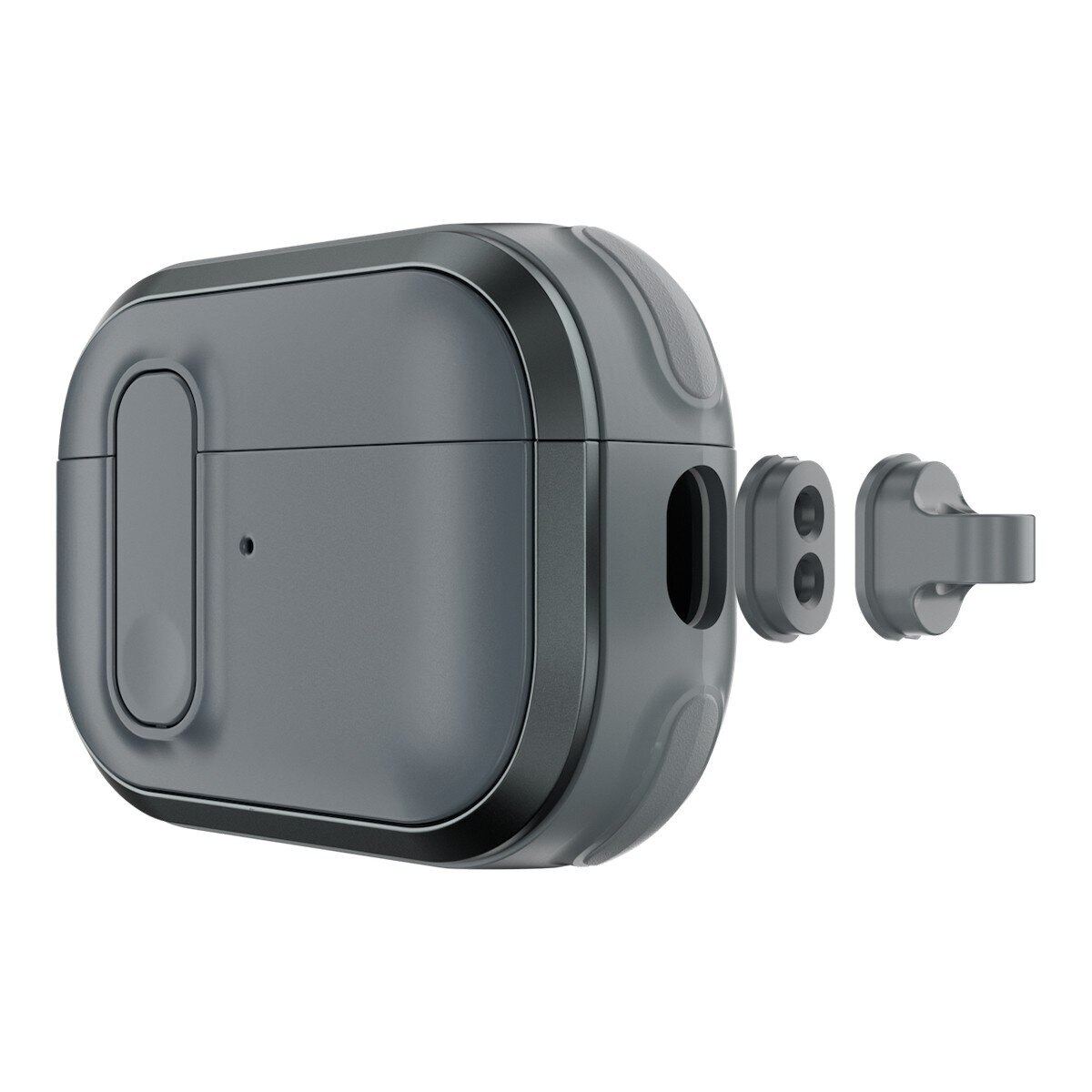 MAGEASY Odyssey 抗衝擊磁扣手繩耳機殼 AirPods Pro 1 & 2 金屬灰藍 MAGEASY Odyssey 抗衝擊磁扣手繩耳機殼 AirPods Pro 1 & 2 金屬灰藍