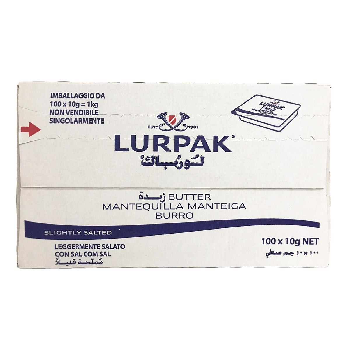 Lurpak 淡鹽迷你奶油 10公克 X 100入 僅配送至台中市部分區域