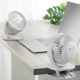 艾美特 USB 桌/夾式充電風扇 2入組 UD703S