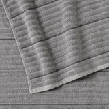 Welhome 波紋純棉浴巾 76公分 X 147公分 灰