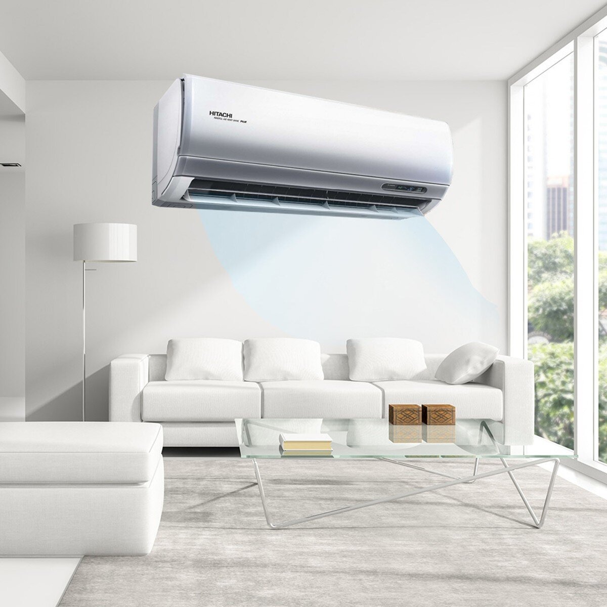 日立 6-7坪 4.1kW 頂級系列變頻冷專一對一分離式冷氣 含運費及基本安裝