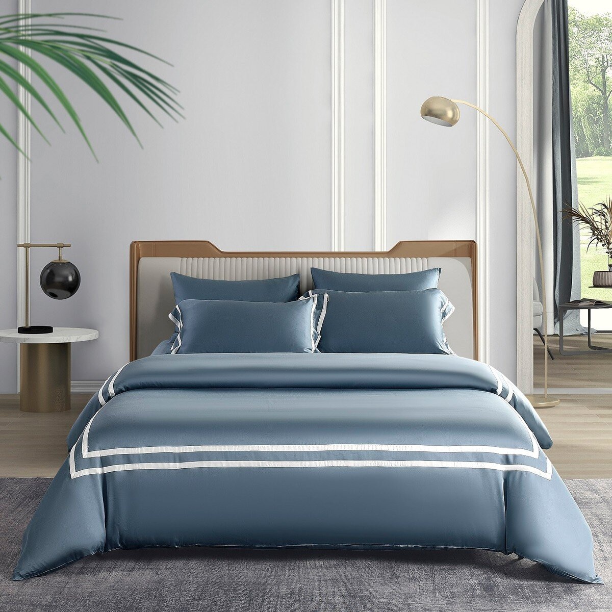 Don Home 萊賽爾素色單人被套床包四件組 107公分 X 190公分