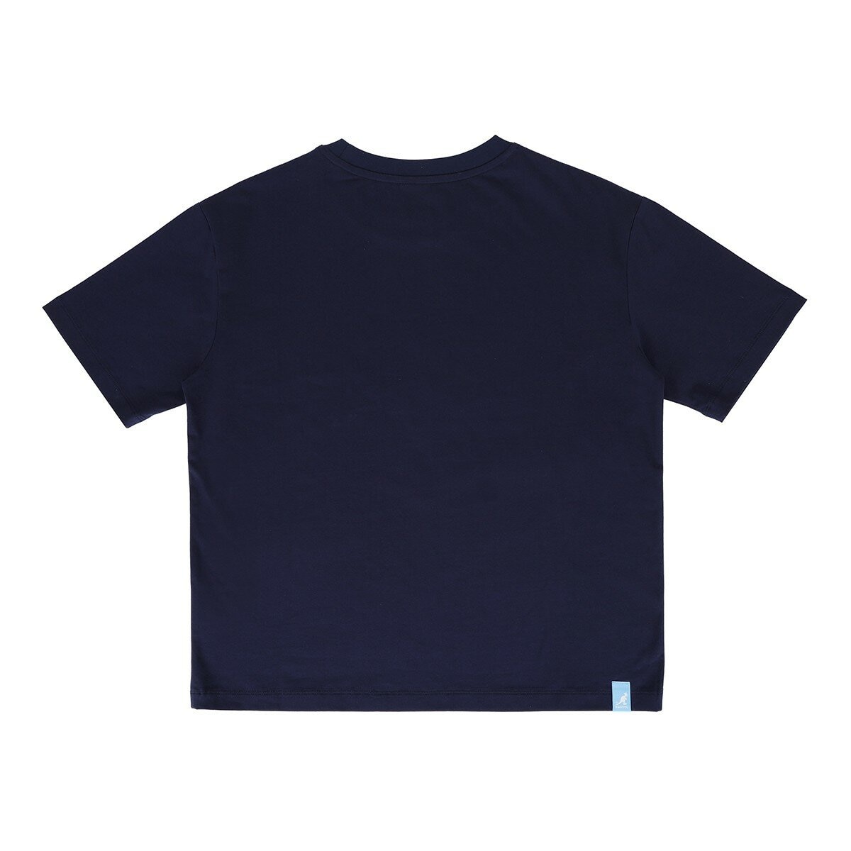 KANGOL 印花女短袖Logo上衣 深藍