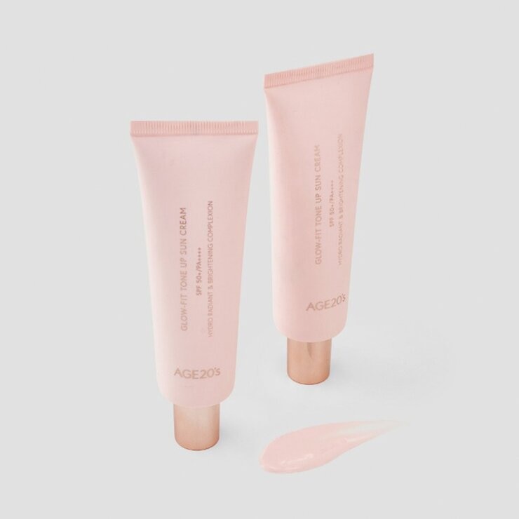 AGE20's 清透光潤色素顏霜 50毫升 X 2入 SPF50+/PA++++