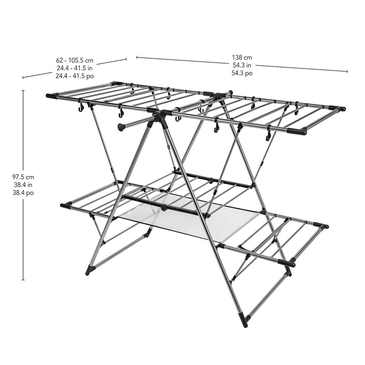 Greenway 折疊式室內外兩用不鏽鋼曬衣架