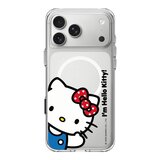 犀牛盾 iPhone 17 系列 Clear (MagSafe兼容) 抗黃化透明防摔手機殼 Hello Kitty + 9H 抗藍光鋼化玻璃保護貼