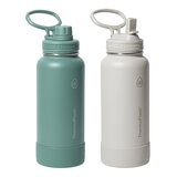 Thermoflask 不鏽鋼保冷保溫瓶 946毫升 X 2件組 海草綠+灰褐