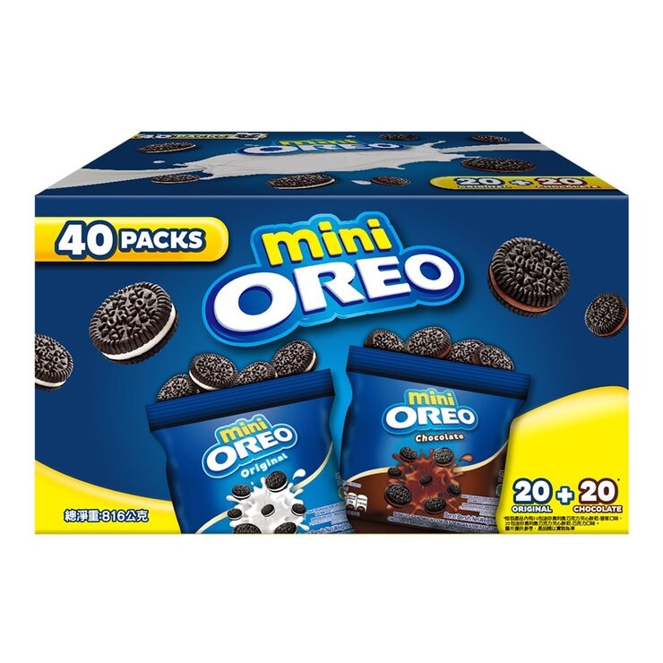奧利奧 迷你奧利奧巧克力夾心餅乾分享組 816公克