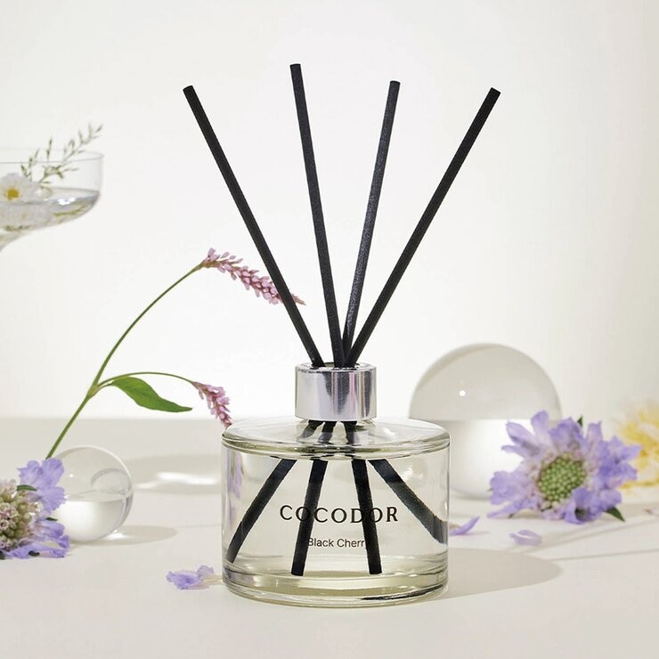 COCODOR Reed 經典擴香瓶禮盒組 200毫升 X 4入組 蜜梨小蒼蘭/黑櫻桃/森林晨香/玫瑰香水