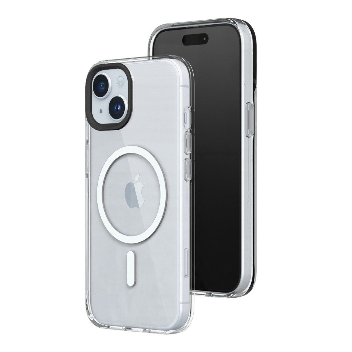 犀牛盾 iPhone 15 Plus Clear MagSafe 兼容 透明防摔手機殼+ 9H 抗藍光鋼化玻璃保護貼