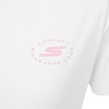 Skechers 女涼感短袖上衣 白