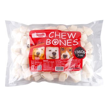 Seeds 惜時 4-5吋牛皮咬骨愛犬零食 1.36公斤 Seeds 惜時 4-5吋牛皮咬骨愛犬零食 1.36公斤