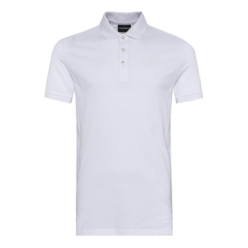 Emporio Armani 男短袖Polo衫 白色 Emporio Armani 男短袖Polo衫 白色