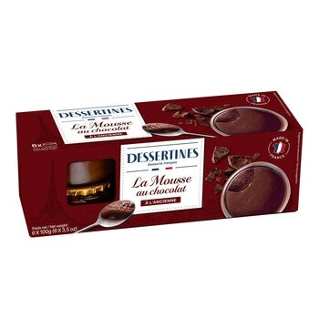 DESSERTINES 冷藏古典巧克力慕斯 100公克 X 6入