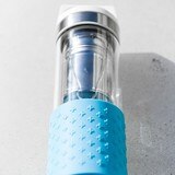 SIGG 雙層玻璃水瓶 400毫升 X 2件組 白 + 藍