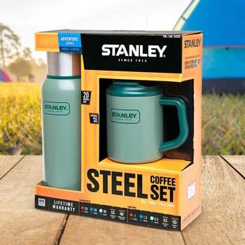 Stanley 不鏽鋼真空保溫瓶馬克杯2件組 Stanley 不鏽鋼真空保溫瓶馬克杯2件組