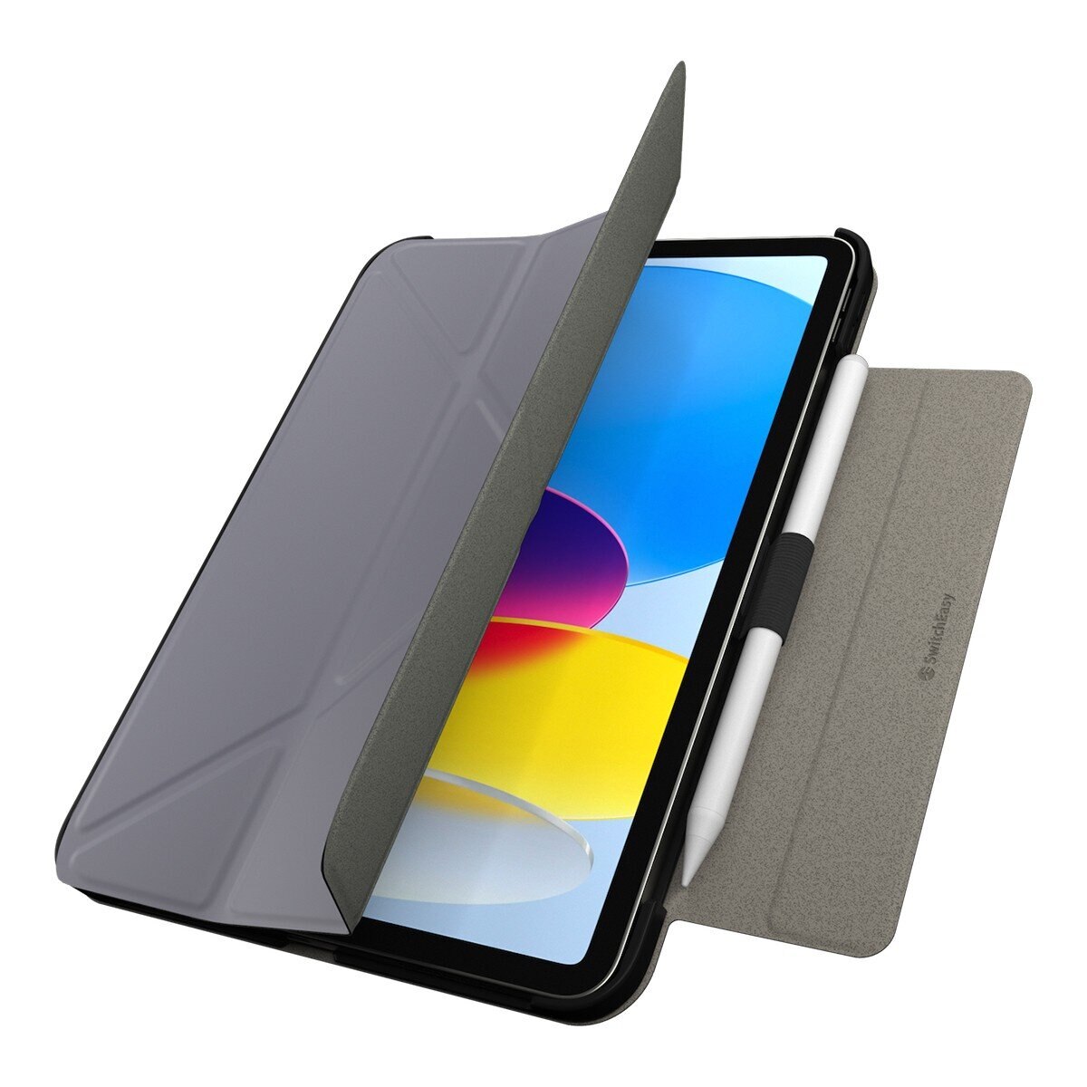 SwitchEasy Origami 全方位多角度支架保護套 iPad 11吋 A16 & iPad 10.9吋 A14 阿拉斯加藍