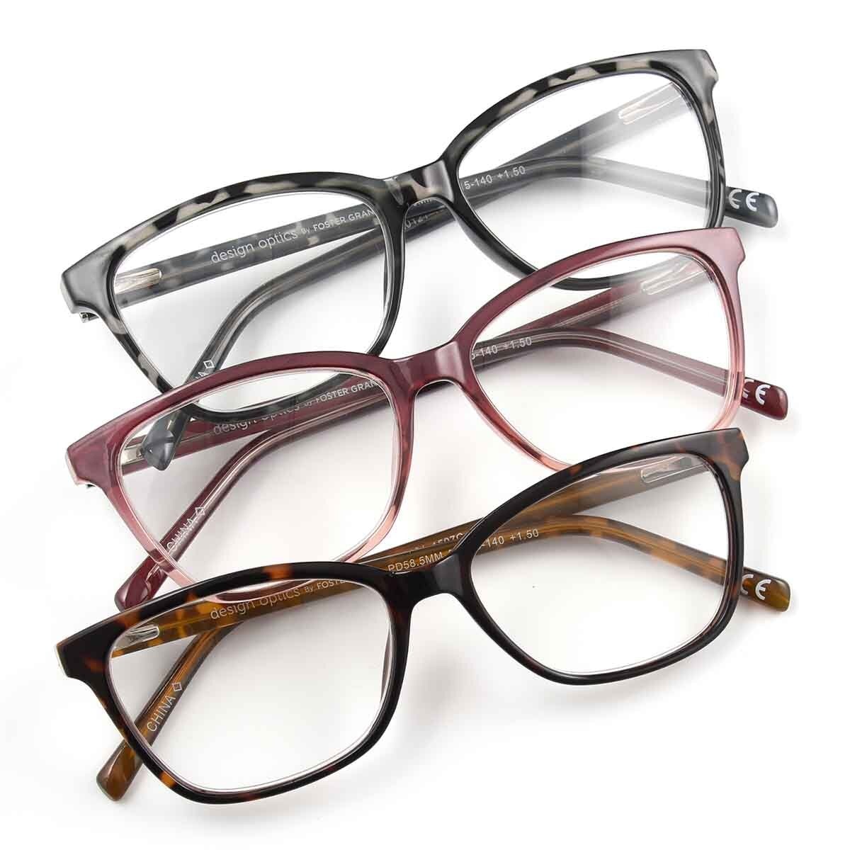 Design Optics Corrective Spectacle Lens [Non-Sterile] +2.75 Classic Various Styles Available