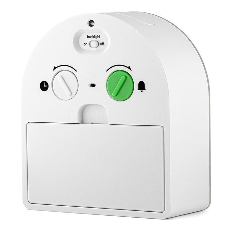 德國百靈 石英鬧鐘 白 #BC22TW