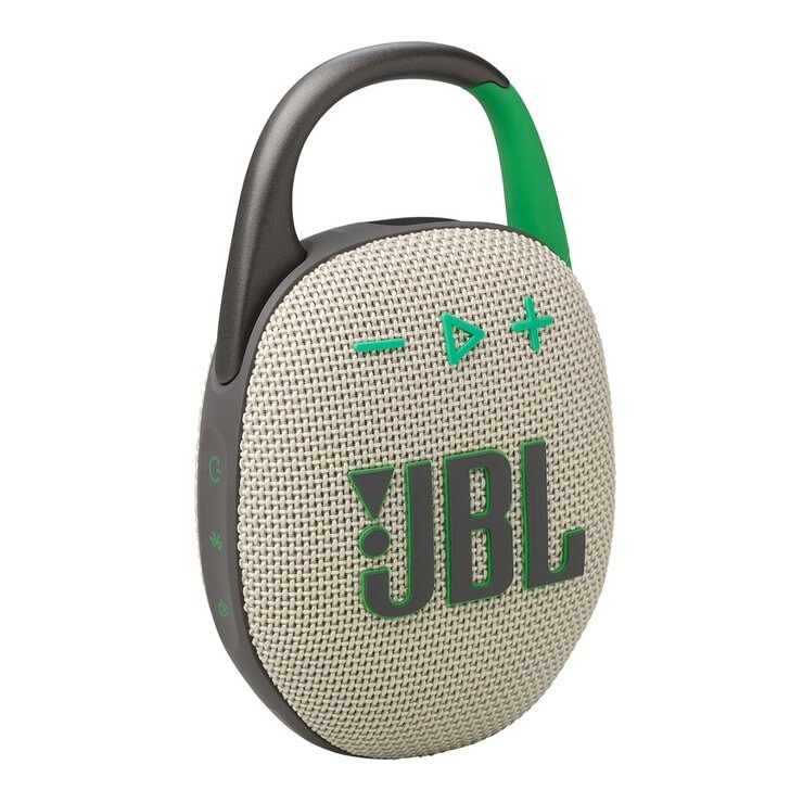 JBL Clip 5 超可攜式防水藍牙喇叭 沙色