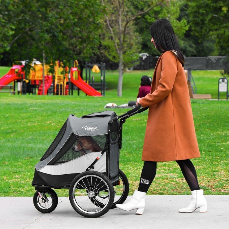 Petique Trailblazer Pet Jogger Space Gray