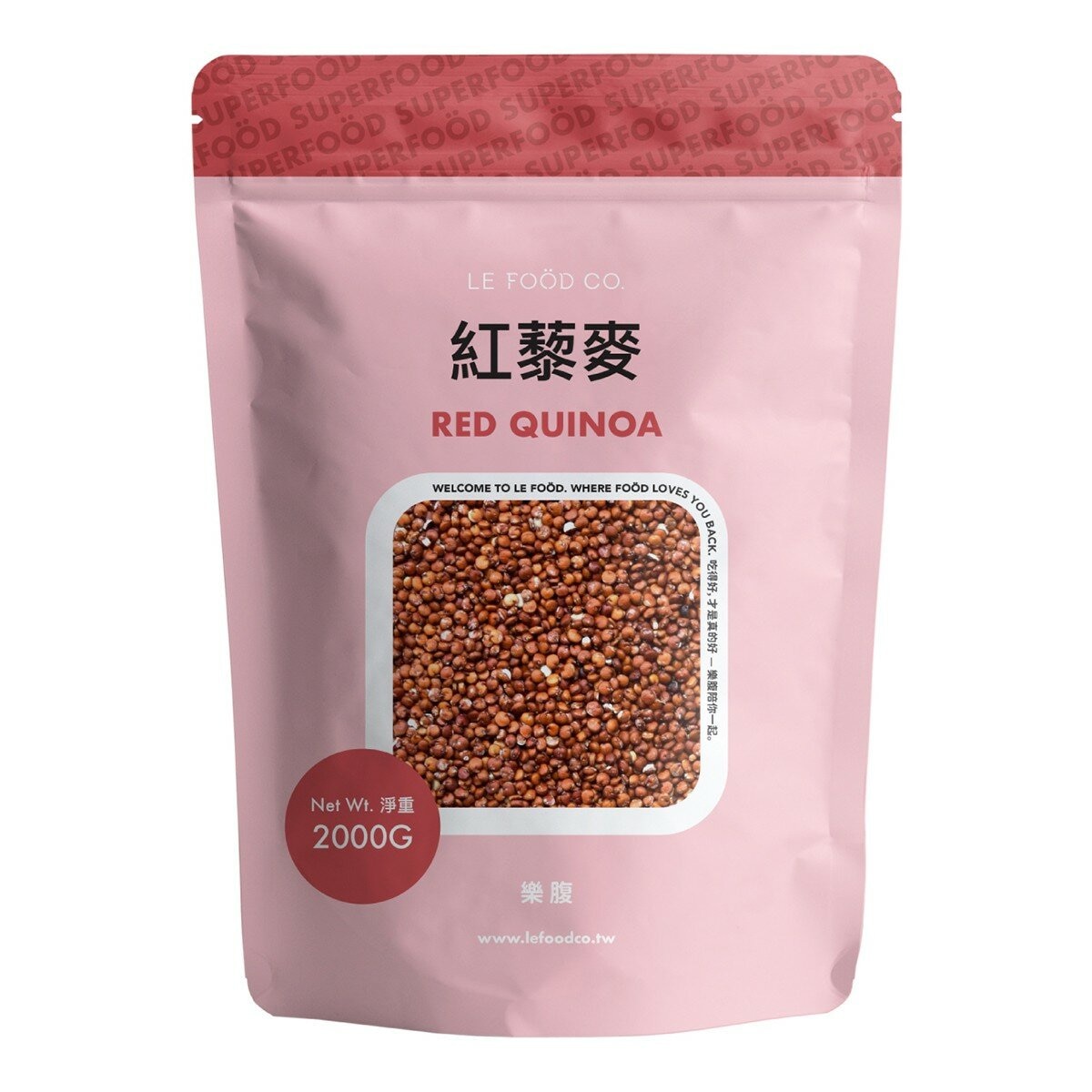 樂腹 紅藜麥 2公斤 樂腹 紅藜麥 2公斤