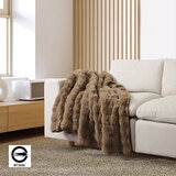 House & Home 泡泡毛舒適毯 152公分 X 177公分 咖啡