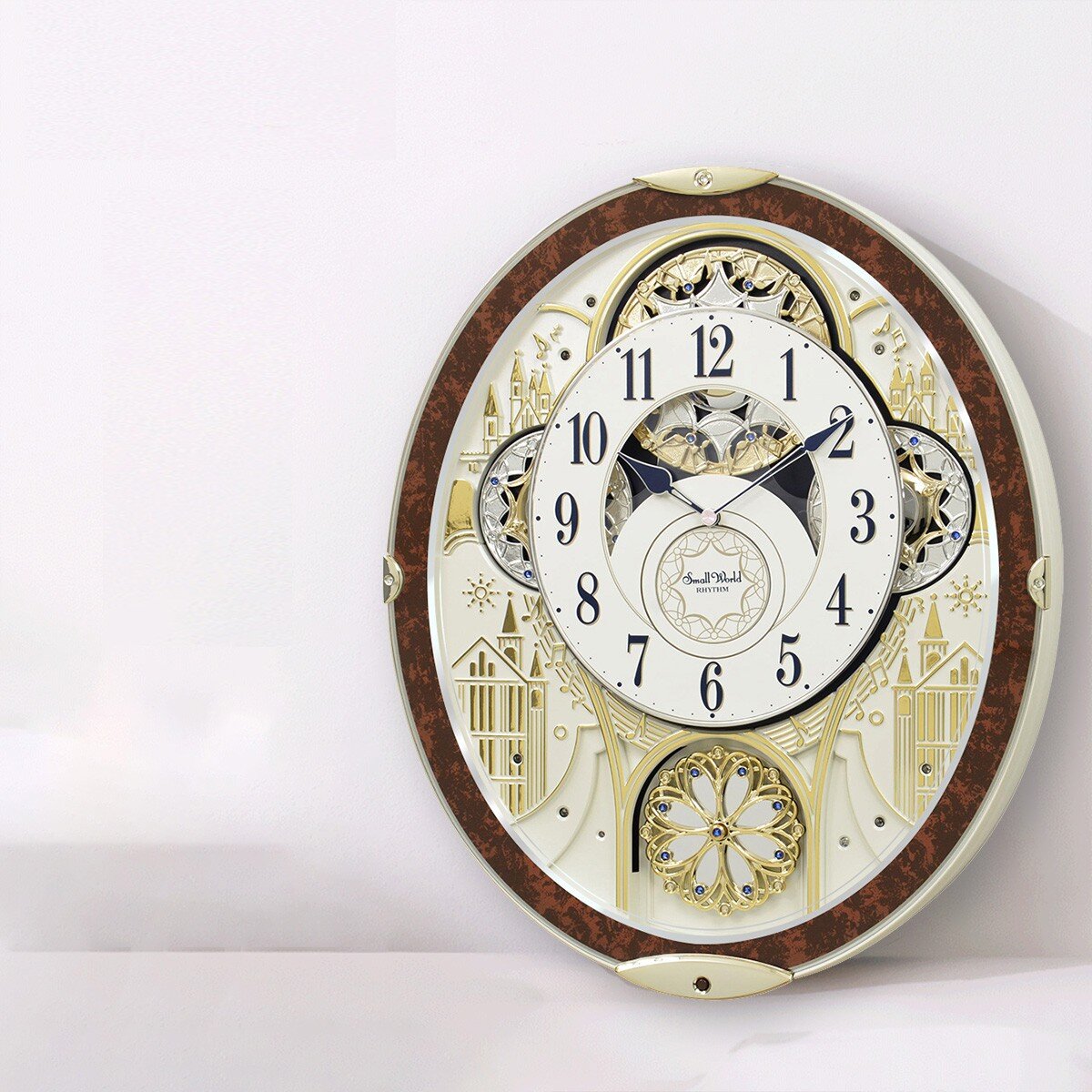 RHYTHM Magic Motion Clock King’s Palace 4MH447WU23
