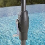 Sunvilla 10呎 LED 戶外遮陽傘 灰色