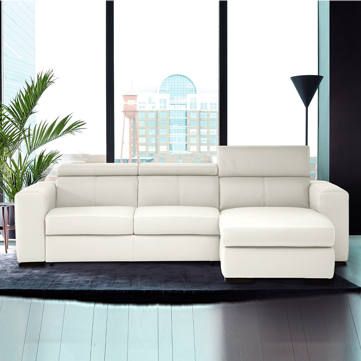 Natuzzigroup 全牛皮L型沙發