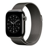 Apple Watch Series 11 GPS + 行動網路 42公釐 石瓦色鈦金屬錶殼 附石瓦色米蘭式錶環 Apple Watch Series 11 GPS + 行動網路 42公釐 石瓦色鈦金屬錶殼 附石瓦色米蘭式錶環