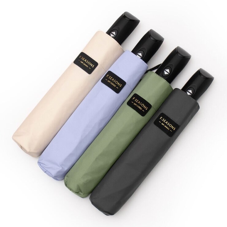 F-SEASONS 46吋 省力自動折傘 抹茶綠色