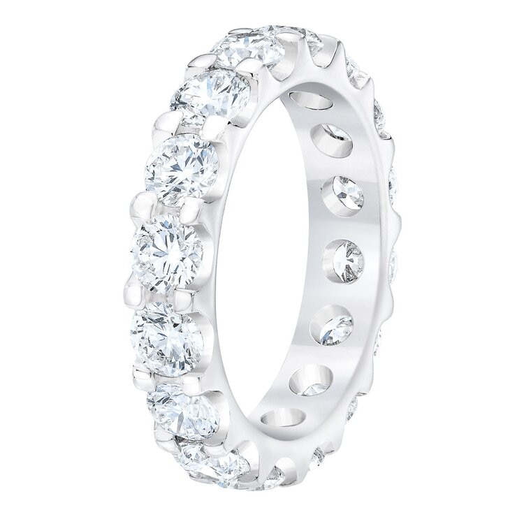 4.00克拉 鉑金 圓形鑽石戒指 VS2/I