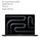 Apple MacBook Pro 14吋 搭配 M5 Pro晶片 15核心CPU 16核心GPU 24GB 2TB SSD 太空黑色