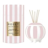 MOSS ST. FRAGRANCES 迷你陶瓷擴香 100毫升 X 2入組 覆盆子、蜂蜜和麝香