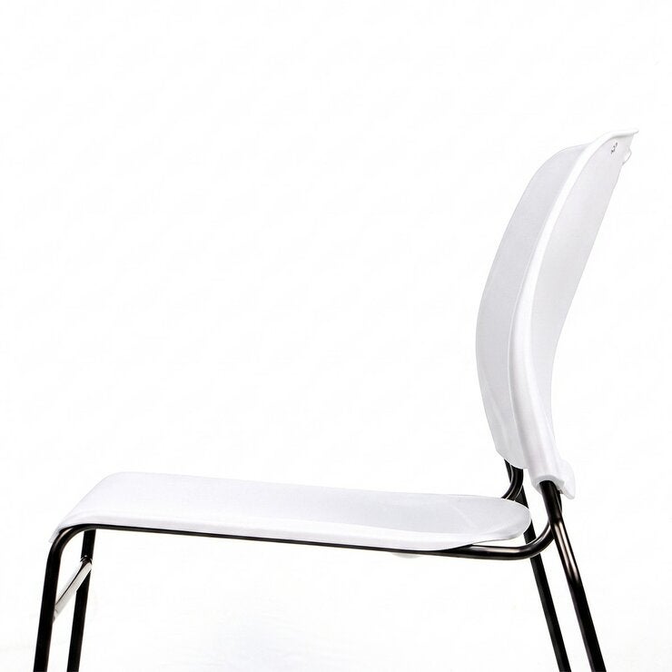 Musical Chairs Harmony 可堆疊訪客椅 2入組 白