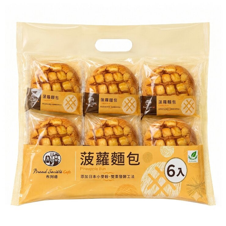 布列德 菠蘿麵包 100公克 X 6入 布列德 菠蘿麵包 100公克 X 6入